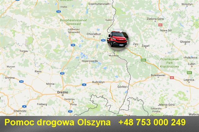 Pomoc drogowa Olszyna
